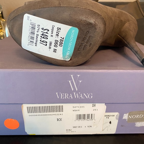 COPY - New Vera Wang Royce Peep Toe Bow Back Booties - Picture 4 of 4